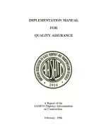 AASHTO IMQA-1