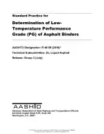 AASHTO R 49-09 (2018)