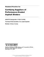AASHTO R 26-01 (2018)