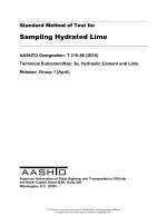 AASHTO T 218-86 (2018)