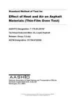 AASHTO T 179-05 (2018)