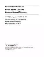 AASHTO M 307-13 (2017)
