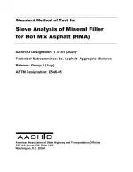 AASHTO T 37-07 (2020)