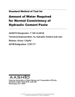 AASHTO T 129-14 (2018)