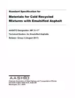 AASHTO MP 31-17