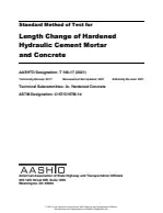 AASHTO T 160-17 (2021)
