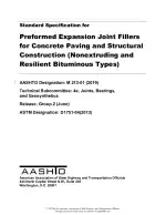AASHTO M 213-01 (2019)