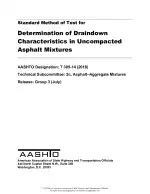 AASHTO T 305-14 (2018)