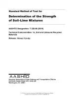 AASHTO T 220-66 (2018)