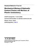 AASHTO T 162-16 (2020)