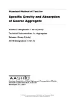 AASHTO T 85-14 (2018)