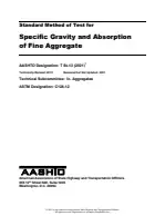 AASHTO T 84-13 (2021)