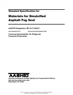 AASHTO MP 33-17 (2021)