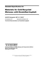 AASHTO MP 31-17 (2021)