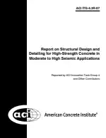 ACI ITG-4.3R-07