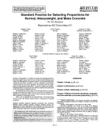 ACI 211.1-91 (R2009)