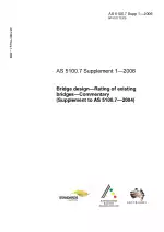 AS 5100.7 Supp 1:2006