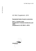 AS 1684.3 Supp 0:2010