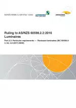 AS/NZS 60598.2.2:2016 Rul 1:2020