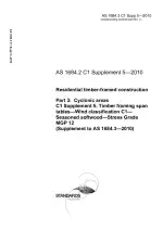 AS 1684.3 C1 Supp 5:2010