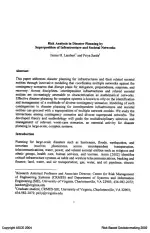 Risk-Based Decision Making in Water Resources x