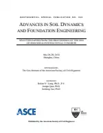 Advances in Soil Dynamics and Foundation Engineering