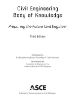 Civil Engineering Body of Knowledge: Preparing the Future Civil Engineer