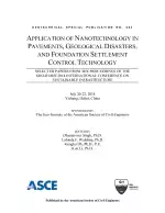 Application of Nanotechnology in Pavements, Geological Disasters, and Foundation Settlement Control Technology