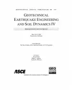 Geotechnical Earthquake Engineering and Soil Dynamics IV