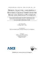 Design, Analysis, and Asphalt Material Characterization for Road and Airfield Pavements