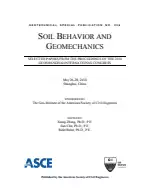 Soil Behavior and Geomechanics
