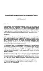 Civil Engineering Education Issues 2001
