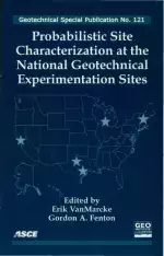 Probabilistic Site Characterization at the National Geotechnical Experimentation Sites