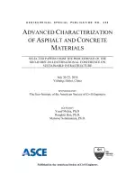 Advanced Characterization of Asphalt and Concrete Materials