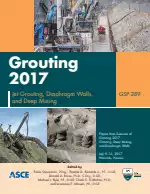 Grouting 2017: Jet Grouting, Diaphragm Walls, and Deep Mixing