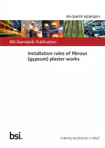 PD CEN/TR 16239:2011