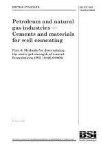 BS EN ISO 10426-6:2008
