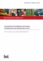 BS EN ISO 14688-2:2018