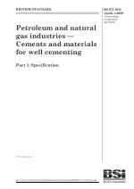 BS EN ISO 10426-1:2009