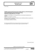 DIN CEN/TR 17172, DIN SPEC 18189