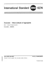 ISO 6274:1982