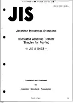 JIS A 5423:1989