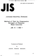 JIS A 1182:1978 (R1983)