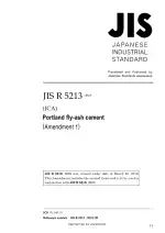 JIS R 5213:2009/Amendment 1:2019
