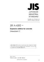 JIS A 6202:1997/Amendment 1:2008