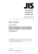 JIS A 6203:2000/Amendment 1:2008