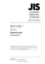 JIS E 1126:1998/Amendment 1:2012