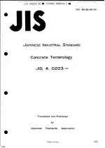 JIS A 0203:1980