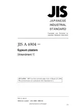 JIS A 6904:1997/Amendment 1:2006