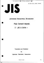 JIS A 5414:1988